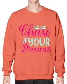 chase your dreams 79# - unicorn- Sweatshirt - Crew
