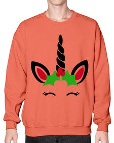 christmas unicorn 81# - unicorn- Sweatshirt - Crew