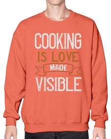 cooking is love made visible 134# - cooking- Sweatshirt - Crew