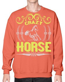 crazy horse Style 9# - horse- Sweatshirt - Crew