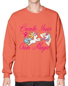 create your own magic 84# - unicorn- Sweatshirt - Crew