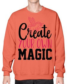 create your own magic 87# - unicorn- Sweatshirt - Crew
