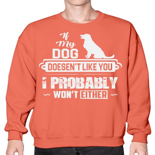 dog 113# - dogs- Sweatshirt - Crew