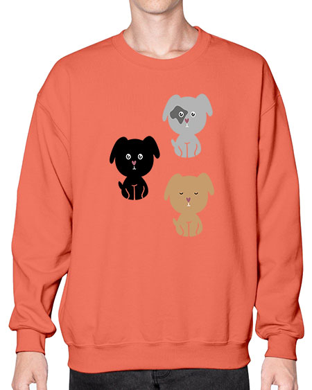dogs 93# - bears - animals- Sweatshirt - Crew