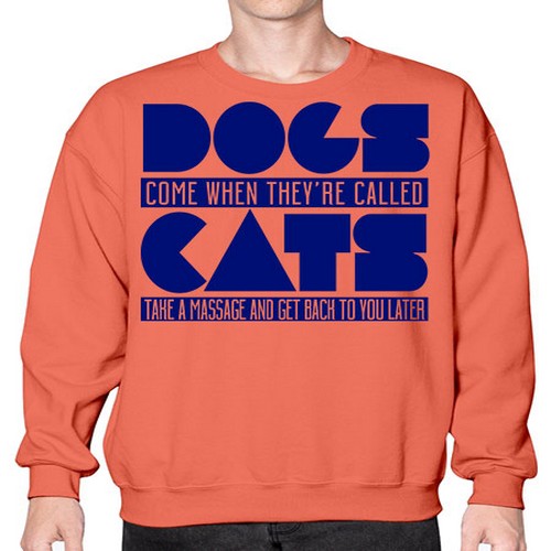 dogs come whey called - dogs- Sweatshirt - Crew