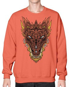 dragon 176# - dragon- Sweatshirt - Crew