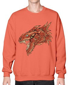 dragon 184# - dragon- Sweatshirt - Crew