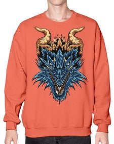 dragon 189# - dragon- Sweatshirt - Crew