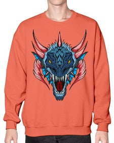 dragon 193# - dragon- Sweatshirt - Crew