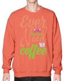 ever unicorn need coffee 125# - unicorn- Sweatshirt - Crew
