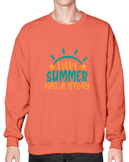 every summer has a story story Style 107# - summer- Sweatshirt - Crew