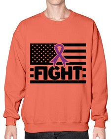 fight 145# - alzheimers- Sweatshirt - Crew