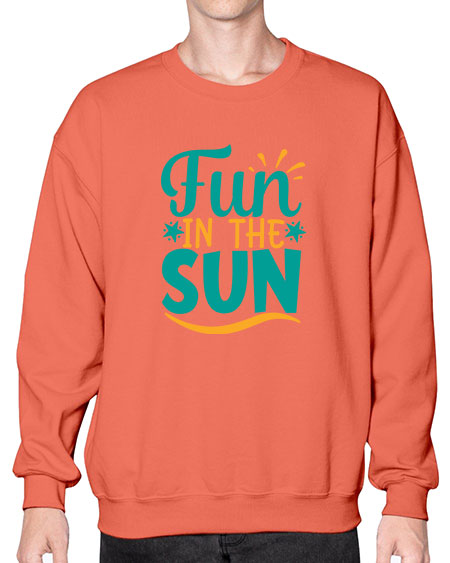 fun in the sun Style 103# - summer- Sweatshirt - Crew