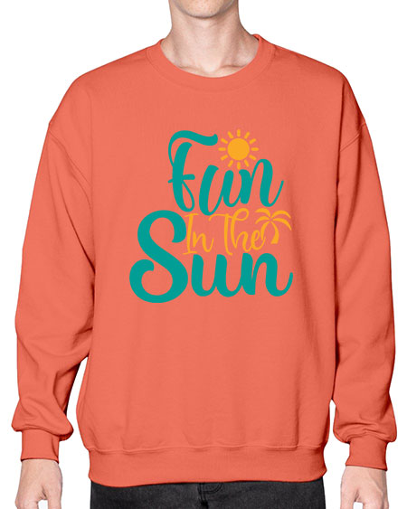 fun in the sun Style 104# - summer- Sweatshirt - Crew