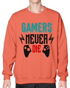 gamers never die 94# - video games- Sweatshirt - Crew