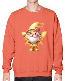gnome with butterfly 05# - gnome- Sweatshirt - Crew