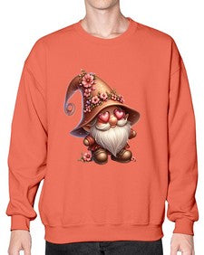 gnome with butterfly 15# - gnome- Sweatshirt - Crew