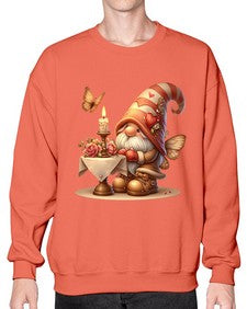 gnome with butterfly 21# - gnome- Sweatshirt - Crew
