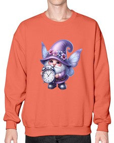 gnome with butterfly 23# - gnome- Sweatshirt - Crew