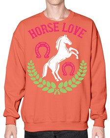 horse love Style 50# - horse- Sweatshirt - Crew