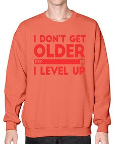 i dont get older i level up 104# - video games- Sweatshirt - Crew