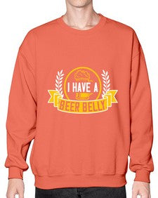 i have a beer belly 1110# - beer- Sweatshirt - Crew