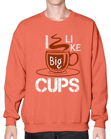 i like big cup 224# - cooking- Sweatshirt - Crew