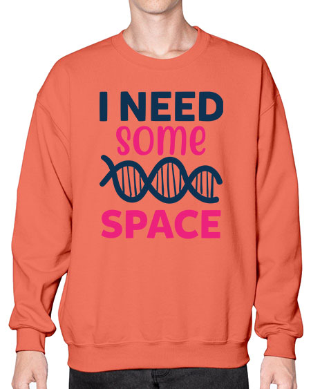 i need some space 22# - space- Sweatshirt - Crew