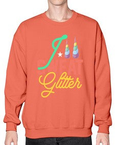 i sweat glitter 190# - unicorn- Sweatshirt - Crew