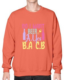 i want beer ayes ba cb 250# - beer- Sweatshirt - Crew