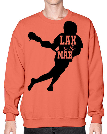 lax to the max 2# - lacrosse- Sweatshirt - Crew