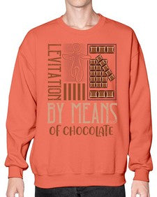levitation by means of chocolate 307# - chocolate- Sweatshirt - Crew