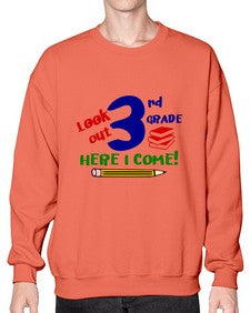 look out third grade 510# - third grade- Sweatshirt - Crew