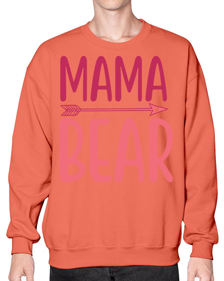 mama bear 181# - bears - animals- Sweatshirt - Crew