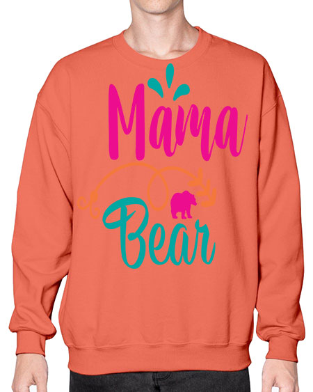 mama bear 183# - bears - animals- Sweatshirt - Crew