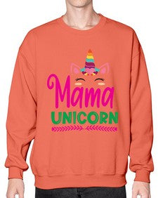 mama unicorn 291# - unicorn- Sweatshirt - Crew