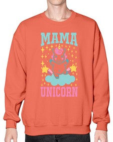 mama unicorn 294# - unicorn- Sweatshirt - Crew