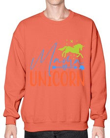 mama unicorn 297# - unicorn- Sweatshirt - Crew