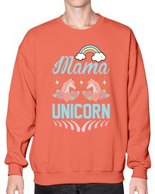mama unicorn 301# - unicorn- Sweatshirt - Crew