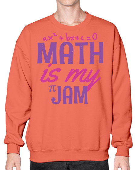 math is my jam 34# - pi- Sweatshirt - Crew