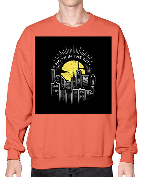 mooninthecity 2# - moon- Sweatshirt - Crew