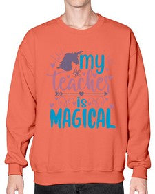 my teacher is magical 1116# - teacher- Sweatshirt - Crew