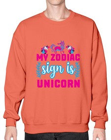 my zodiac sign is unicorn 325# - unicorn- Sweatshirt - Crew