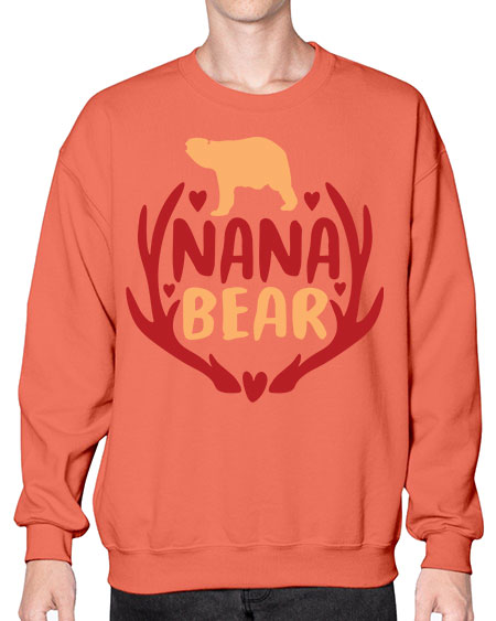 nana bear 195# - bears - animals- Sweatshirt - Crew