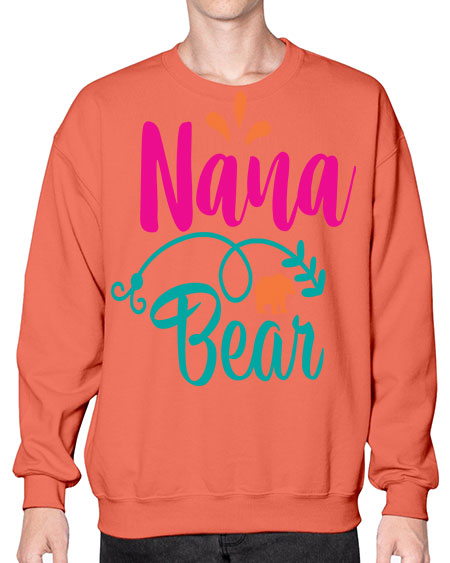 nana bear 197# - bears - animals- Sweatshirt - Crew