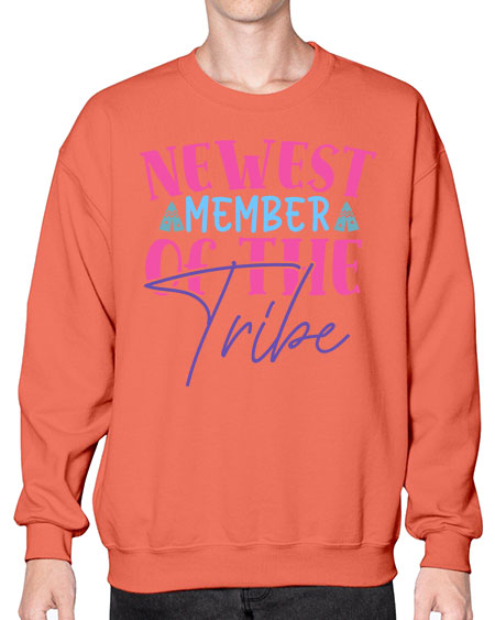 newest member of the tribe Style 166# - baby- Sweatshirt - Crew