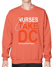 nurse take dc 1198# - nurse- Sweatshirt - Crew