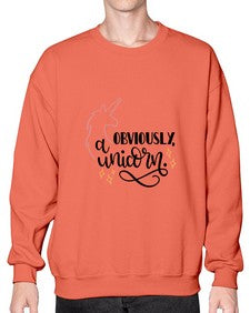 obviously a unicorn 334# - unicorn- Sweatshirt - Crew