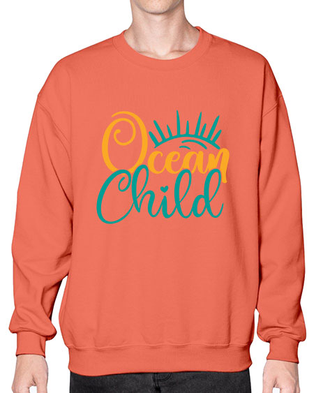 ocean child Style 87# - summer- Sweatshirt - Crew