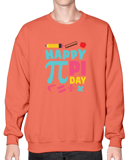 pi design 16# - pi- Sweatshirt - Crew